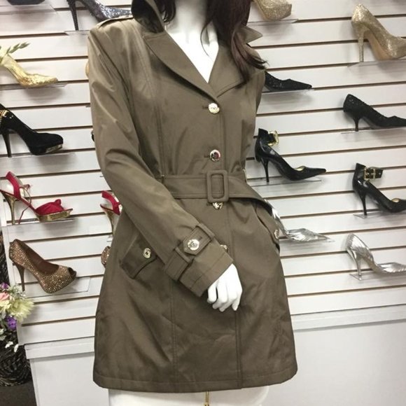 Calvin Klein Jackets & Blazers - Calvin Klein, Brown tan  Hooded Trench Coat,